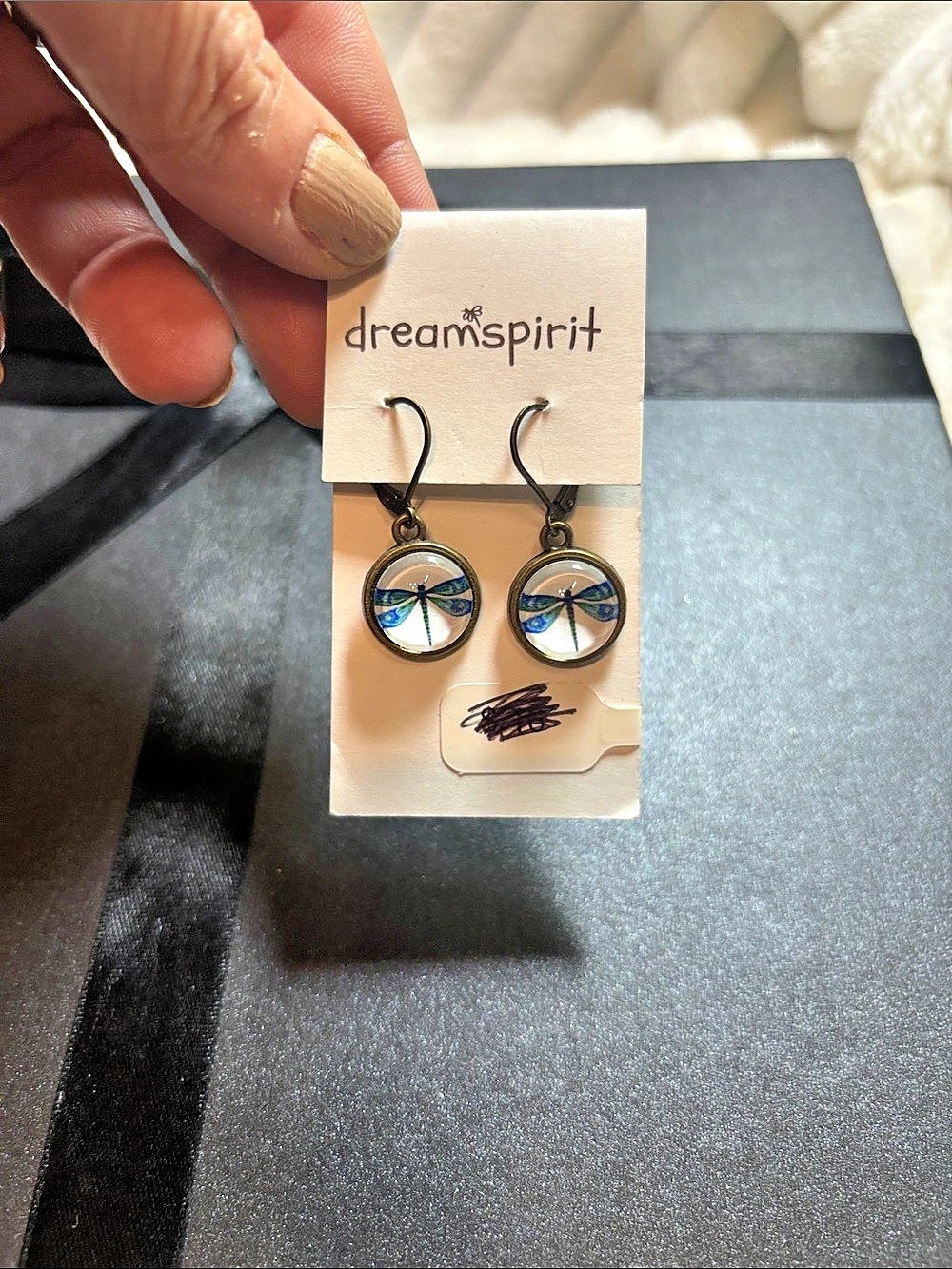 dreamspirit Dragonfly Dangle Earrings NWT